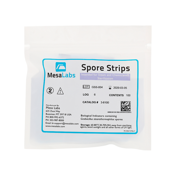 Sporenstreifen Biologischer Indikator Mesa Labs